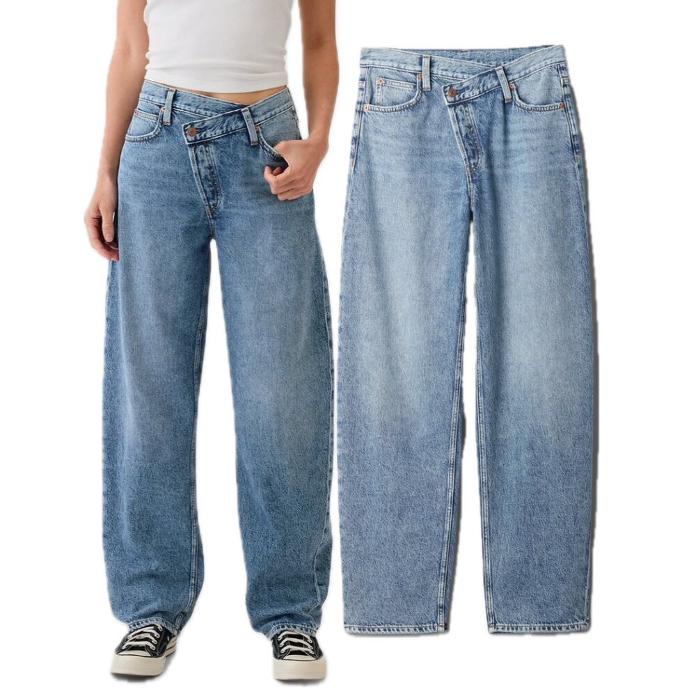 GAP Women's High Rise Jeans - Light Blue